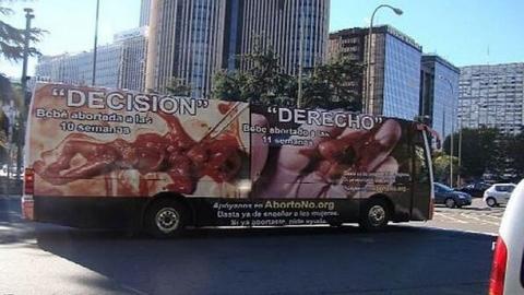 Autobús contra el aborto