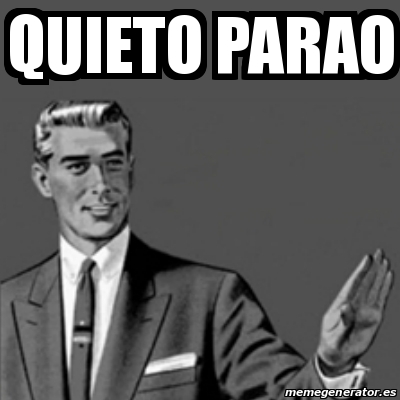 REFLEXIONES JESUITAS: ¡Quieto!