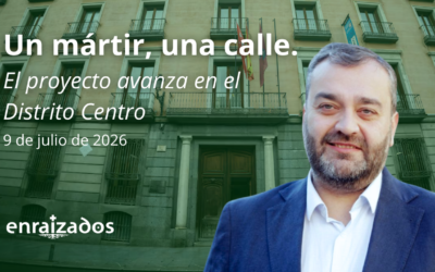 Presentamos en el Distrito Centro de Madrid, nuestra campaña «Un Mártir, una calle»